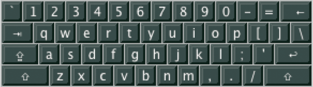 QWERTY-Tastatur.