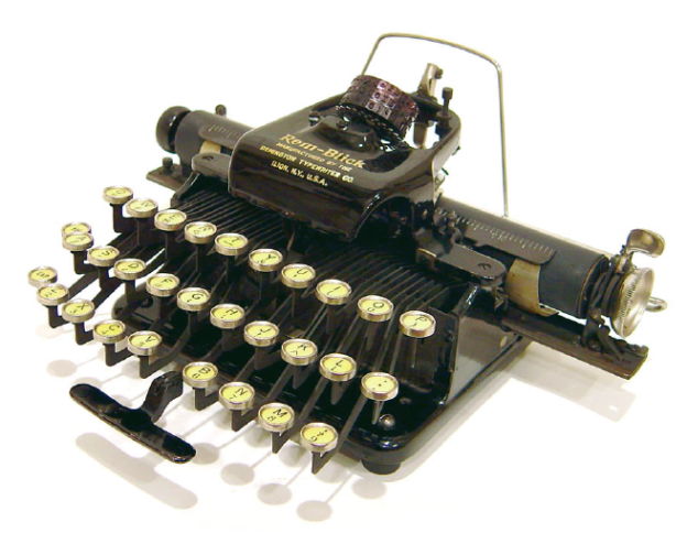 QWERTY-Tastatur, Remblick, USA, 1928 (Foto: Richard Polt).