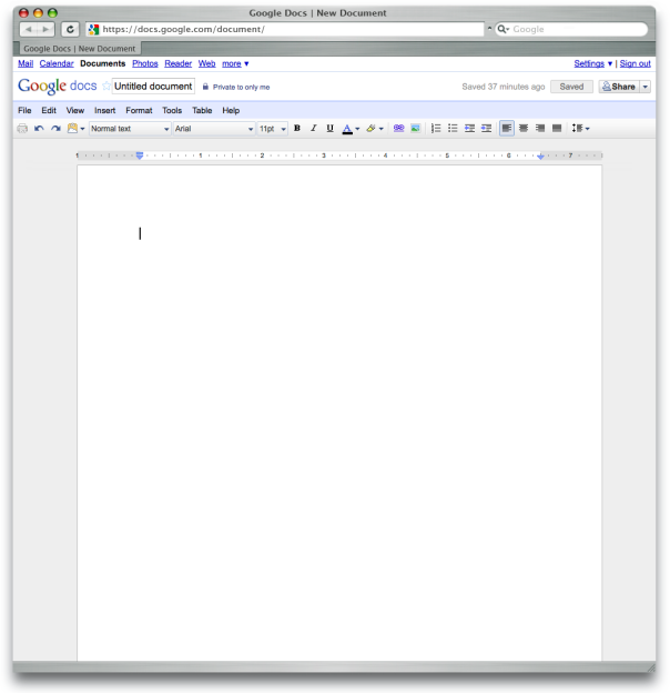 Google Docs – Textverarbeitung